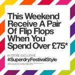 SuperDry festival flipflops