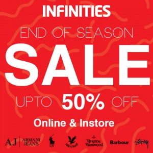 Infinities end of season sale