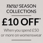 Womenswear £10 off